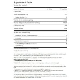 Keto OS NAT by Pruvit Nutritional Panel