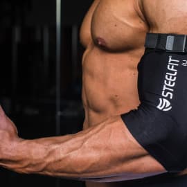 Muscle Builder Black Size L by SteelFit
