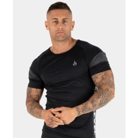 Evo T-Shirt Black Charcoal by RyderWear