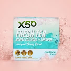 Fresh Tea Marine Collagen & Shrooms by X50