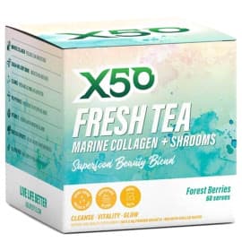 Fresh Tea Marine Collagen & Shrooms by X50