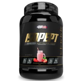 Isopept Hydrolyzed Whey Protein - EHP Labs Strawberry Milkshake 