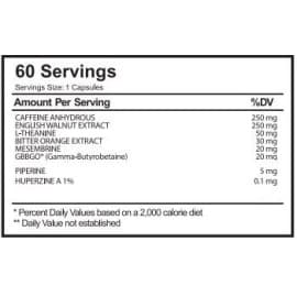 Instahoe Nutritional Information Panel