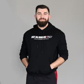 Fat Burners Only Black Hoodie