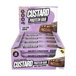 Muscle Nation Protein CUSTARD BAR: Choc Fudge Brownie