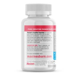 Creatine Capsules by Maxine's Side Panel