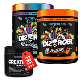 Disorder Twin Pack + FREE Faction Labs Creatine