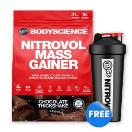 Nitrovol Mass Gainer + FREE...